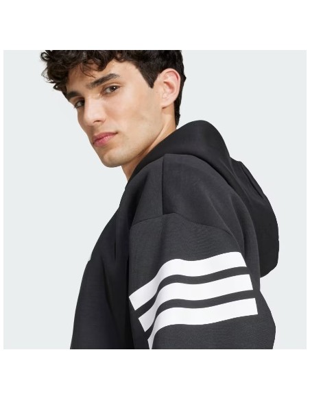 Adidas Future Icons 3-Stripes Full-Zip Hoodie Men - Black