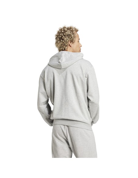 Adidas Essentials Big Logo French Terry Men's Sweatshirt - Grey