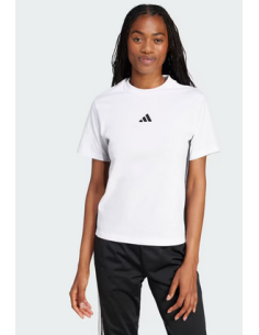 T-shirt Donna Adidas 3-Stripes - Bianco