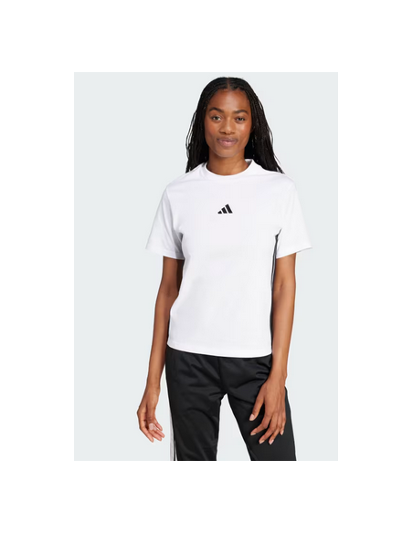 Camiseta Adidas 3-Stripes para mujer - Blanca