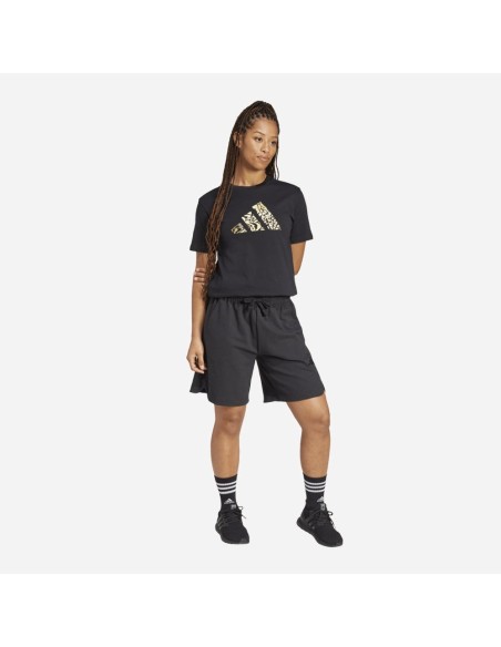 T-shirt Donna Adidas Tech Metallic Graphic Tee - Nero