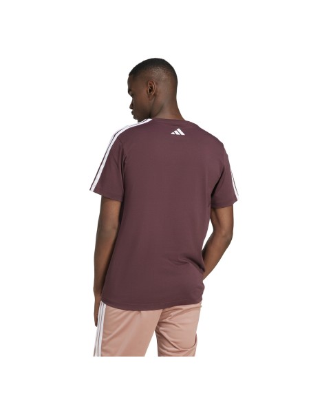 Adidas Codes Collegiate Linear Graphic Men's T-shirt - Bordeaux