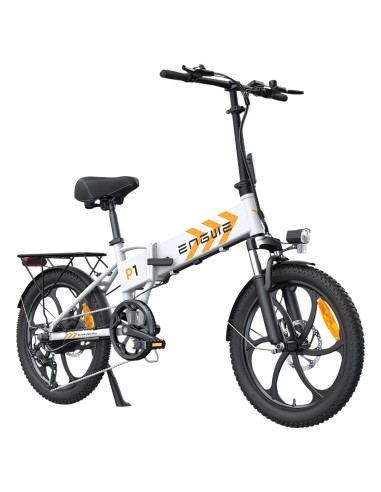 Bicicletta elettrica pieghevole Engwe P1 - bianco