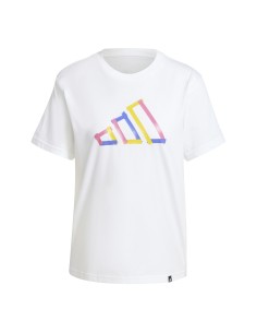 T-shirt Donna Adidas Tech Graphic Tee - Bianco