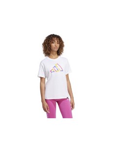 T-shirt Donna Adidas Tech Graphic Tee - Bianco 2