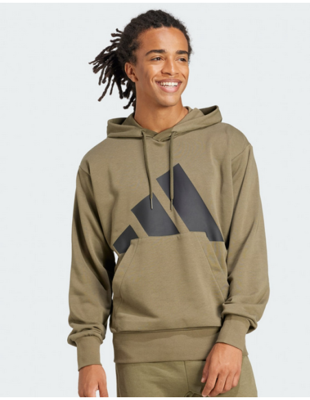 Adidas Essentials Big Logo French Terry Herren Sweatshirt - Militärgrün