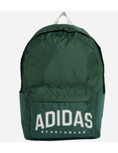 Mochila clásica con estampado de Adidas, color verde