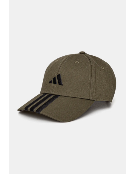 Casquette de baseball Adidas à 3 bandes - Vert armée