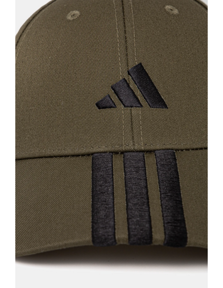 Adidas Baseball 3-Stripes Hat - Army Green
