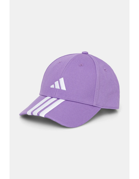 Gorra de béisbol Adidas con 3- Stripes - Morado