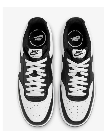 Nike Court Vision Lo Herrenschuhe - Schwarz/Weiß