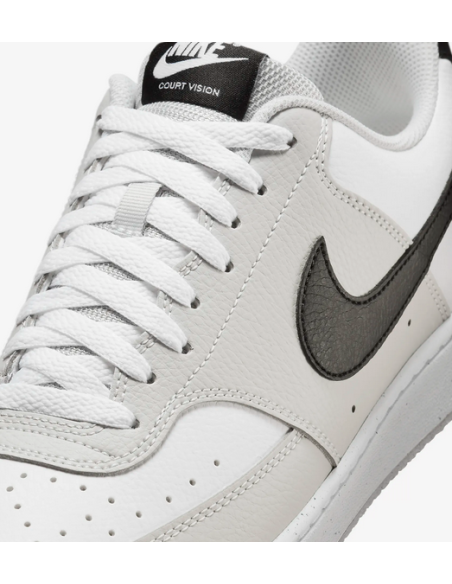 Nike Court Vision Lo Herrenschuhe - Grau/Weiß/Schwarz