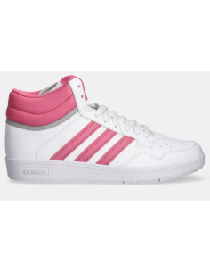 Scarpe Adidas Donna Hoops 4.0 Mid - Bianco/Rosa 2