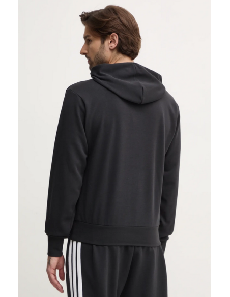 Adidas Essentials Big Logo French Terry Men's Sweatshirt - Black