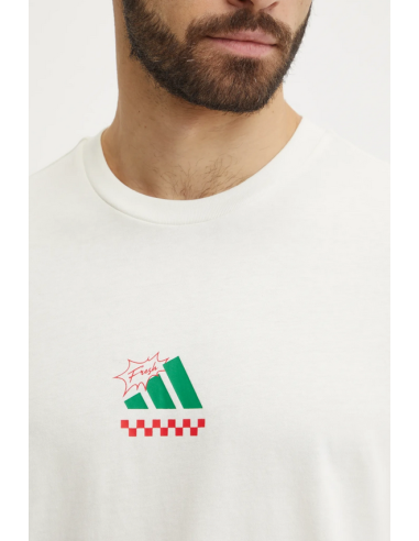 T-shirt Uomo Adidas Pizza Tee - Bianco