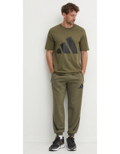Adidas Essentials Big Logo Men's T-Shirt - Army...
