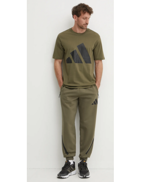 Camiseta Adidas Essentials Big Logo para hombre - Verde militar