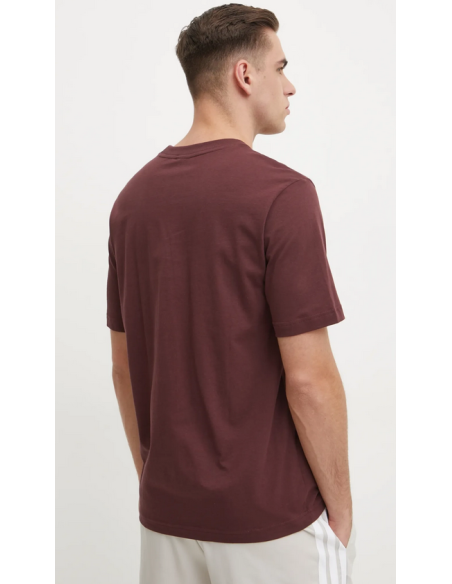 T-shirt Adidas Essentials Big Logo pour homme - Bordeaux