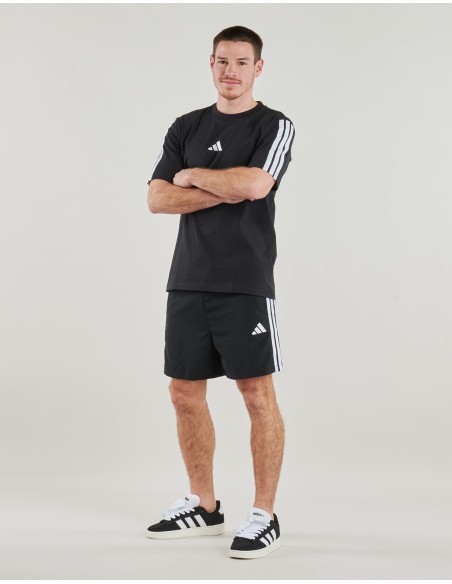 T-shirt Uomo Adidas Essentials 3-Stripes - Nero
