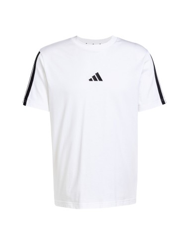 Adidas Essentials 3-Streifen Herren T-Shirt - Weiß