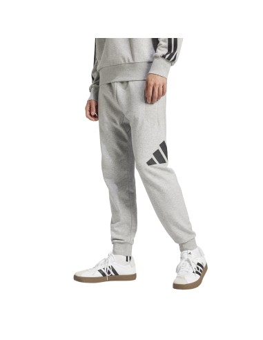 Adidas Essentials Big Logo French Terry Men's Pants - Grey