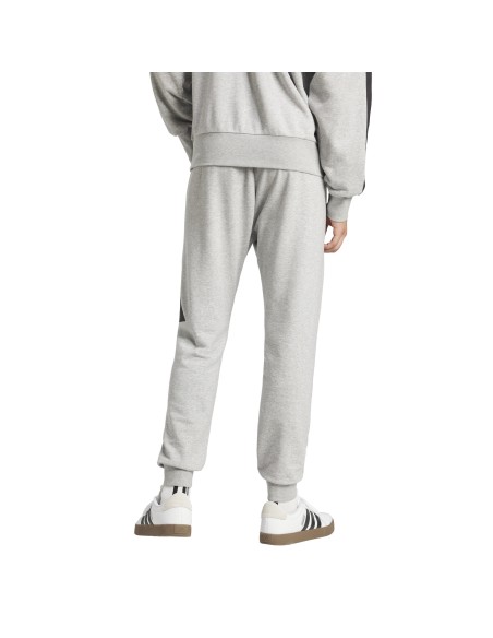 Pantalone Uomo Adidas Essentials Big Logo French Terry - Grigio