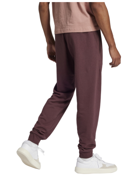 Pantalone Uomo Adidas Essentials Big Logo French Terry - Bordeaux