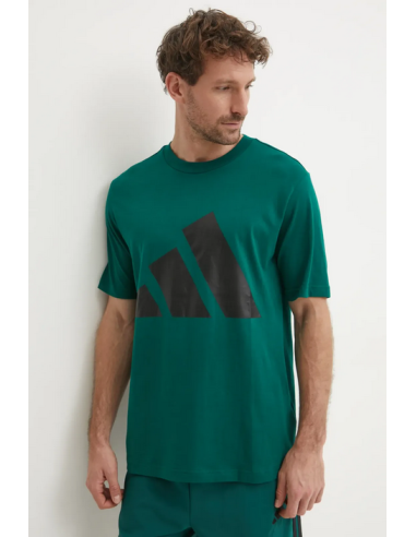 Adidas Essentials Big Logo Men's T-Shirt - Green