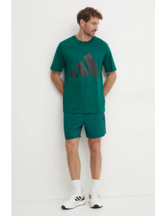 Adidas Essentials Big Logo Men's T-Shirt - Green 2