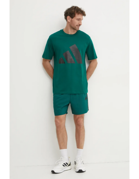 Adidas Essentials Big Logo Men's T-Shirt - Green