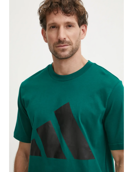 Adidas Essentials Big Logo Men's T-Shirt - Green