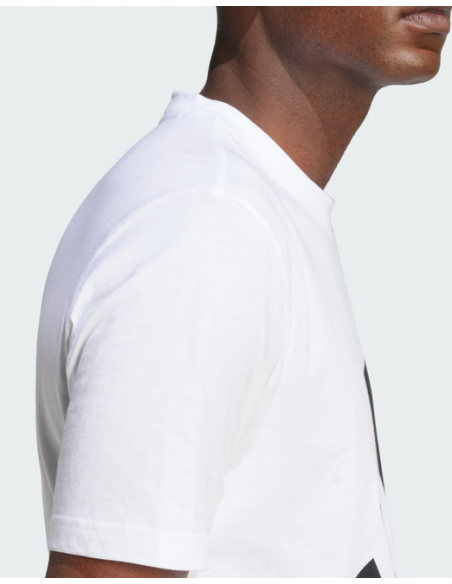 T-shirt Uomo Adidas Essentials Big Logo - Bianco