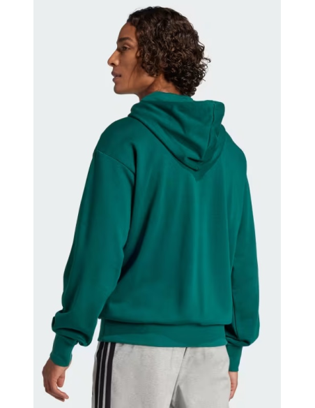 Adidas Essentials Big Logo French Terry Men's Sweatshirt - Green