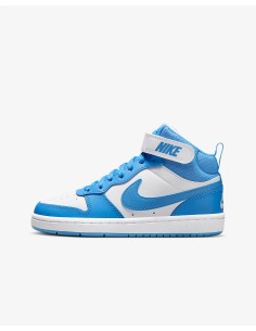 Scarpe ragazzo Nike Court Borough Mid 2 (GS) - Blu/bianco