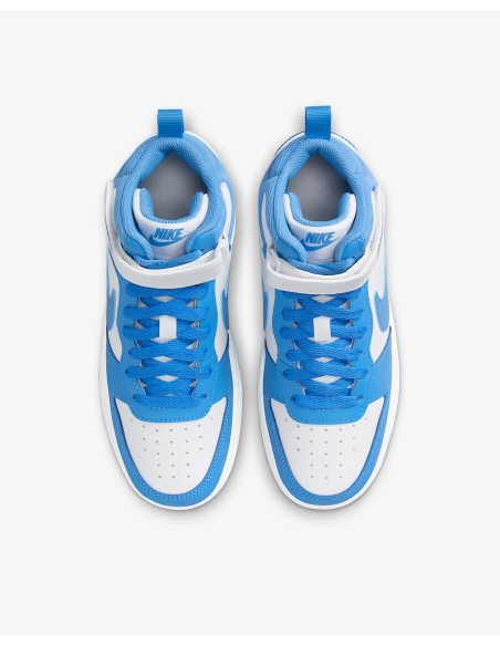 Nike Court Borough Mid 2 (GS) boys' shoes - Blue/white