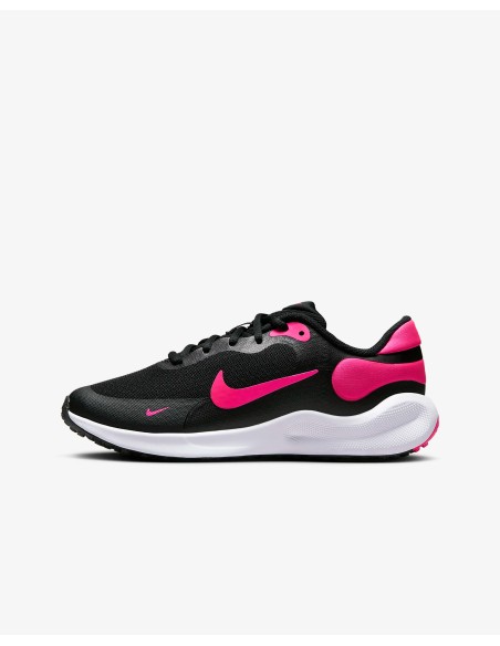 Scarpe Ragazza nike revolution 7 - Nero/fucsia