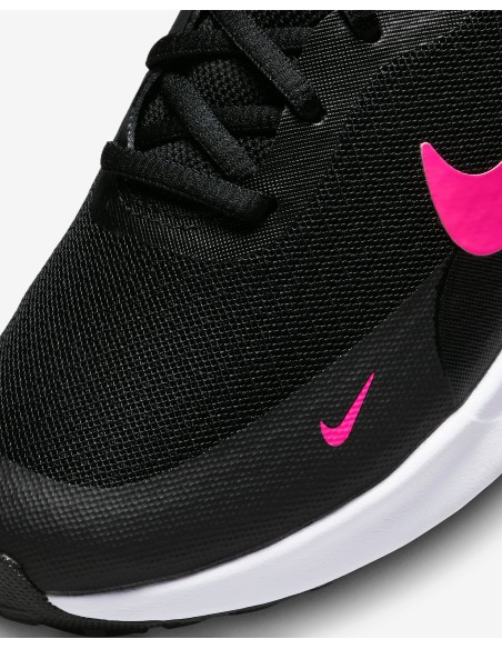 Chaussures Nike Revolution 7 pour fille - Noir/Fuchsia
