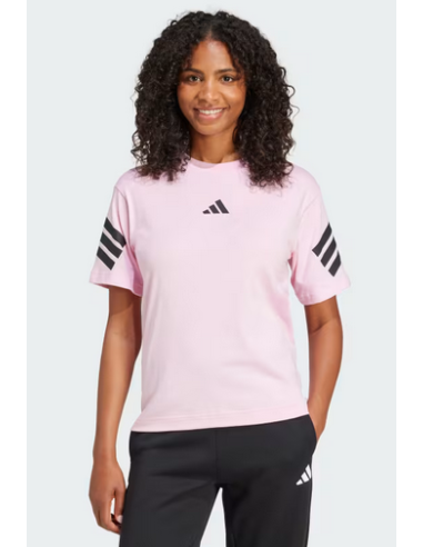 T-shirt Adidas Future Icons 3-Stripes pour femme - Rose