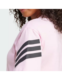 Adidas Future Icons 3-Stripes Tee Women's T-shirt - Pink 2