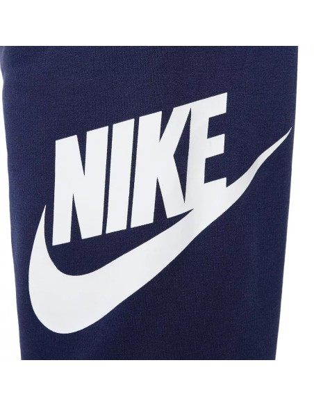 Nike Club French Terry Kinder-Trainingsanzug – Blau/Weiß