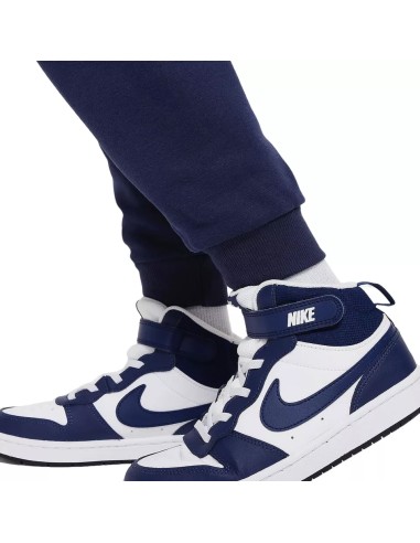 Nike Club French Terry Tracksuit Kids - Blue/White
