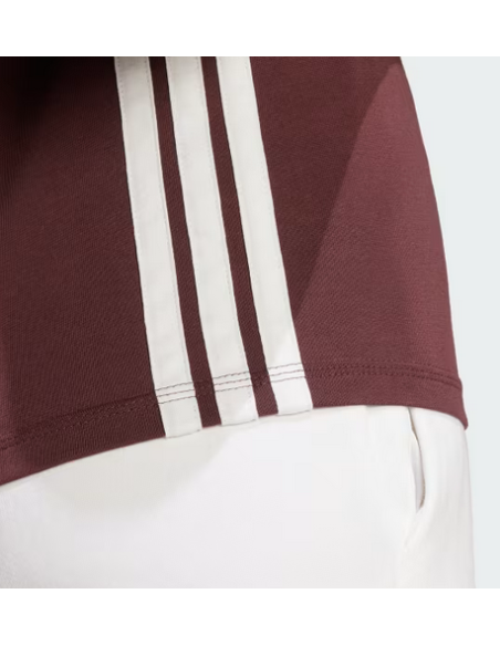 T-shirt Donna Adidas Essentials 3 - Bordeaux