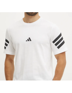 T-shirt Uomo Adidas Future Icons 3-Stripes Tee - Bianco 2