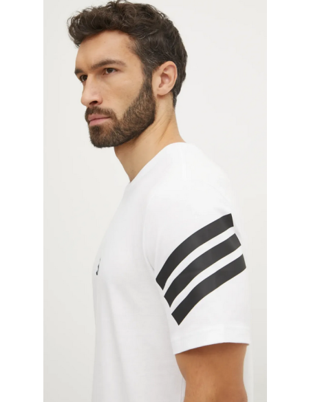 T-shirt Uomo Adidas Future Icons 3-Stripes Tee - Bianco