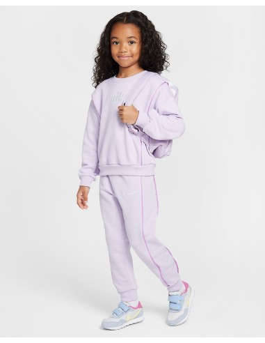 Nike doll French Terry girl tracksuit - pink - brushed cotton