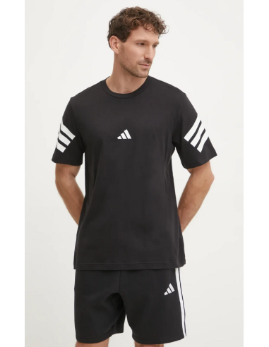 Adidas Future Icons 3-Stripes Tee Herren T-Shirt - Schwarz