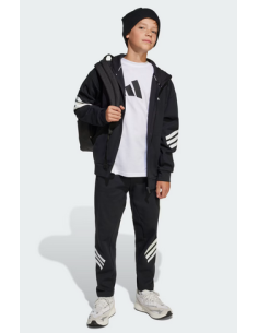 Pantalone Ragazzo Adidas Future Icons 3-Stripes - Nero 2