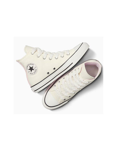 Scarpe Donna Converse Chuck Taylor All Star Crochet Laces - Beige