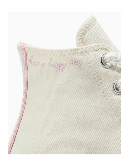 Chaussures Converse Chuck Taylor All Star à lacets crochetés pour femme - Beige