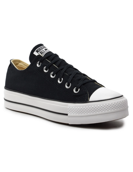 Converse Chuck Taylor All Star Ox Lift Women's Shoes - Black